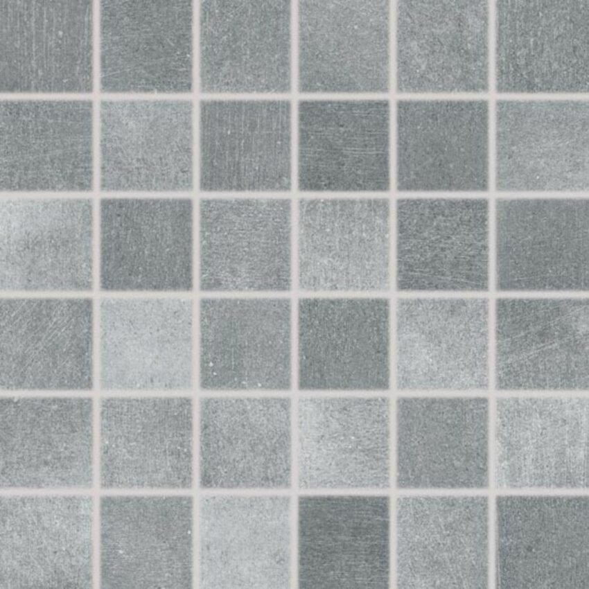 Mozaika Rako Rebel tmavě šedá 30x30 cm mat DDM06742.1