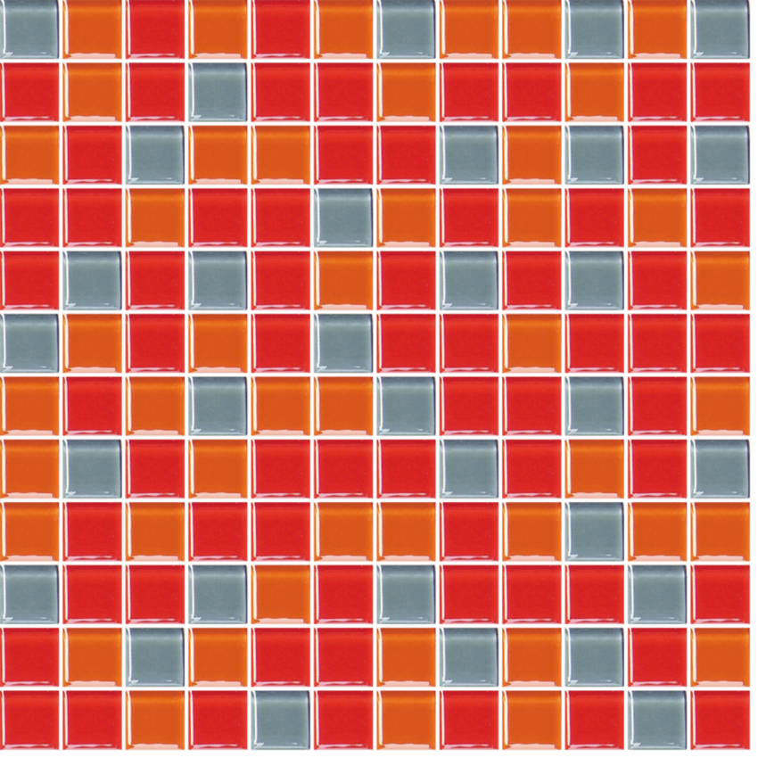 Skleněná mozaika Premium Mosaic vícebarevná 30x30 cm lesk MOS25MIX3