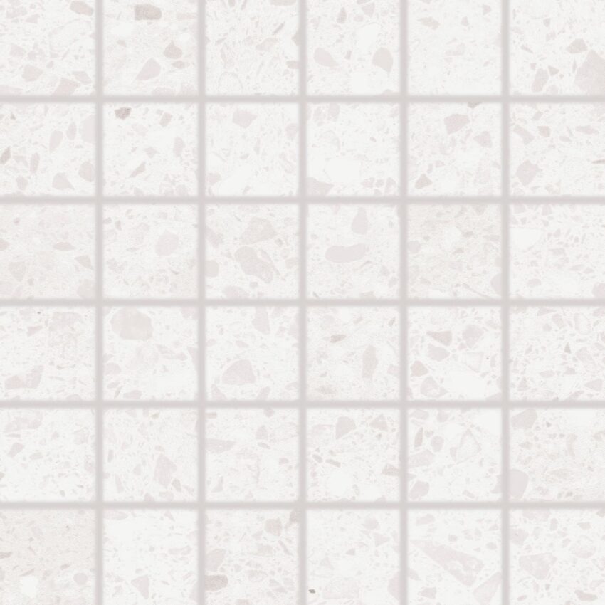 Mozaika RAKO Porfido bílá 30x30 cm mat / lesk DDM06810.1