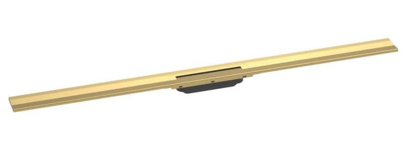 Sprchový žlab Hansgrohe RainDrain Flex 120 cm nerez leštěný vzhled zlata 56054990