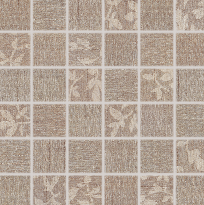 Mozaika Rako Textile hnědá 30x30 cm mat WDM05103.1