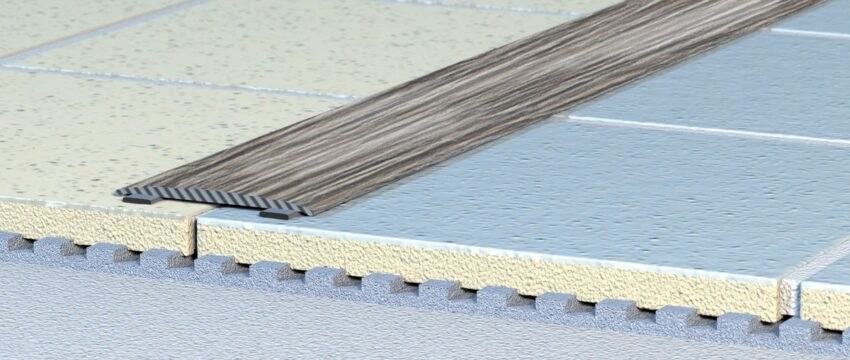 Přechodová lišta Havos lepící hliník 270 cm LPRS3DSE270