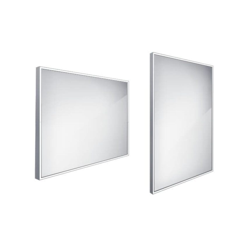 Zrcadlo bez vypínače Nimco 70x90 cm hliník ZP 13019