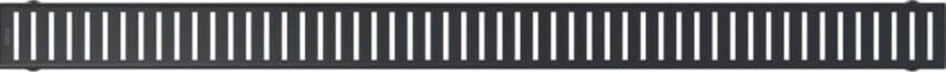 Rošt Alca 65 cm nerez černá mat zebra PURE-650BLACK