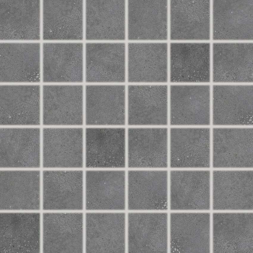 Mozaika Rako Betonico černá 30x30 cm mat DDM06792.1