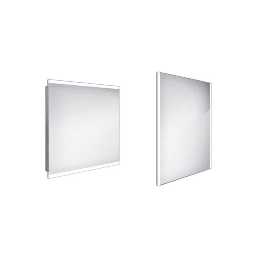 Zrcadlo bez vypínače Nimco 70x80 cm hliník ZP 12003