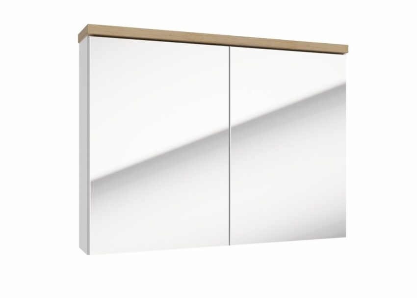 Zrcadlová skříňka Naturel Stilla 80x60 cm bílá STILLAE08001