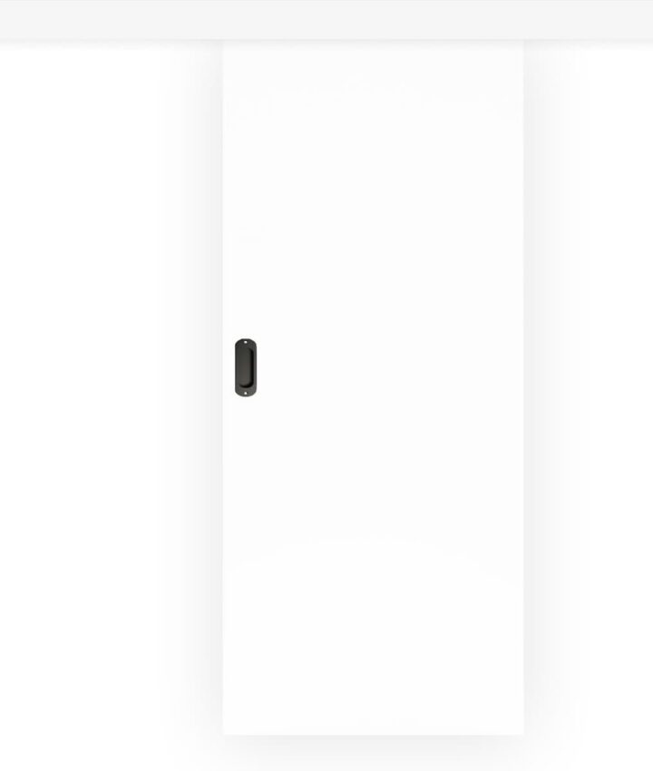 Interiérové dveře Naturel Ibiza posuvné 80 cm bílé IBIZACPLB80PO + posuvný posuvný systém