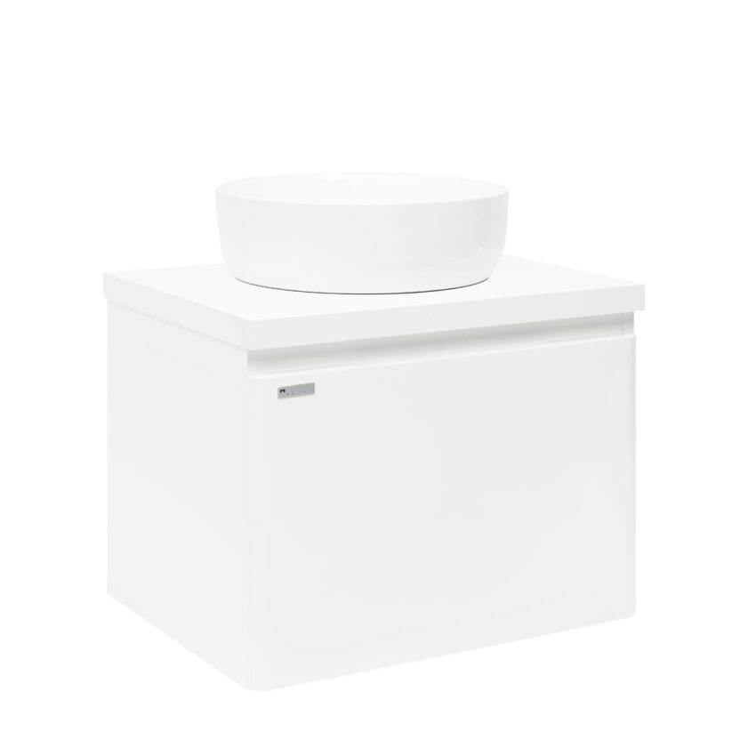 Koupelnová skříňka pod umyvadlo Naturel Ancona 60x46 cm bílá lesk ANCONA260BLD